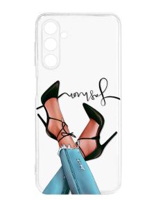 Прозорий силіконовий чохол на Samsung Galaxy M14 :: Ніжки (принт 60)