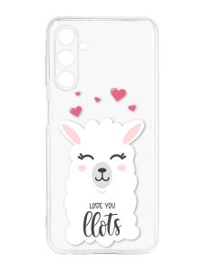 Прозорий силіконовий чохол на Samsung Galaxy M14 :: Лама (принт 94)