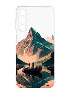 Прозорий силіконовий чохол на Samsung Galaxy M14 :: Човен. Пейзаж (принт 246)