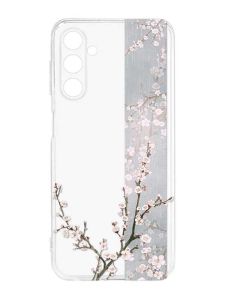 Прозорий силіконовий чохол на Samsung Galaxy M14 :: Квітуча сакура (принт 285)