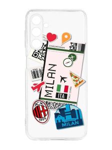 Прозорий силіконовий чохол на Samsung Galaxy M14 :: Подорожі. Італія (принт 325)