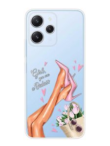 Прозорий чохол на Xiaomi Redmi 12 :: Ніжки (принт 62)