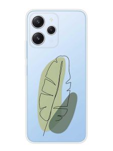 Прозорий чохол на Xiaomi Redmi 12 :: Листочок (принт 65)