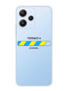 Прозорий чохол на Xiaomi Redmi 12 :: Перемога Завантаження (патріотичний принт 88)