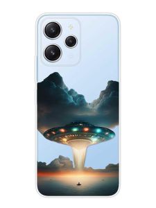 Прозорий чохол на Xiaomi Redmi 12 :: Тарілка UFO (принт 241)