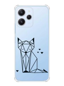 Чохол з потовщеними кутами на Xiaomi Redmi 12 :: Лисиця (принт 126)