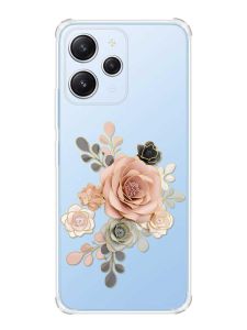 Чохол з потовщеними кутами на Xiaomi Redmi 12 :: Троянди (принт 275)