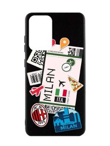 Матовий чорний чохол на Samsung Galaxy A52  :: Подорожі. Італія (принт 325)