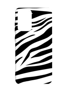 Матовий чорний чохол на Samsung Galaxy A52  :: Фон Зебра (принт 92)