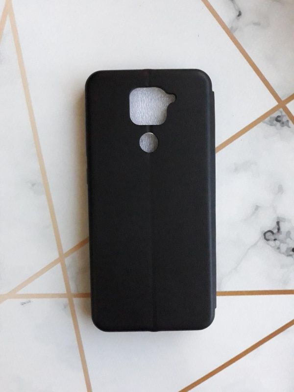 Чохол-книжка з малюнком для Xiaomi Redmi Note 9/10X Чорний :: Колібрі (принт 123)