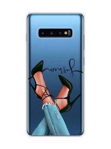 Прозорий чохол на Samsung Galaxy S10 Plus :: Ніжки (принт 60)