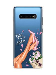Прозорий чохол на Samsung Galaxy S10 Plus :: Ніжки (принт 62)