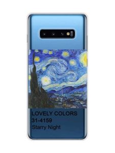 Прозорий чохол на Samsung Galaxy S10 Plus :: Зоряна ніч (принт 74)