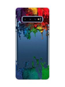Прозорий чохол на Samsung Galaxy S10 Plus :: Фарби (принт 249)