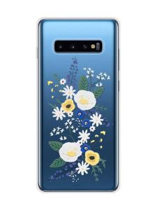 Прозорий чохол на Samsung Galaxy S10 Plus :: Квіти. Акварель (принт 271)