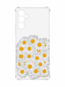 Чохол з потовщеними кутами на Samsung Galaxy A34 5G :: Букет ромашок (принт 40)