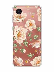 Чохол з потовщеними кутами на Samsung Galaxy A03 Core/A032 :: Квіти пастельні (принт 277)
