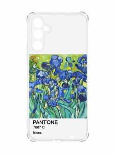 Чохол з потовщеними кутами на Samsung Galaxy A34 5G :: Іриси (принт 75)