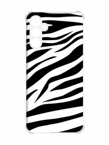 Чохол з потовщеними кутами на Samsung Galaxy A34 5G :: Фон Зебра (принт 92)
