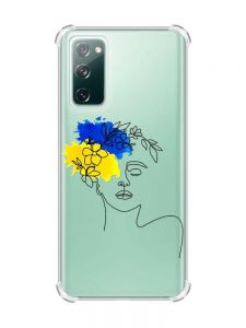 Чохол з потовщеними кутами на Samsung Galaxy S20 :: Українка Арт (принт 3)