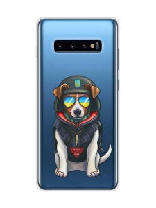 Прозорий чохол на Samsung Galaxy S10 Plus :: Патрон (патріотичний принт 4)