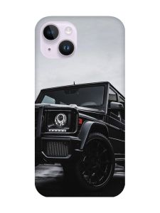 Магнітний чохол на iPhone 14 із підтримкою MagSafe :: Авто чорне (принт 234)