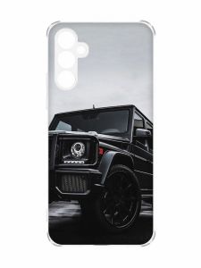 Чохол з потовщеними кутами на Samsung Galaxy A34 5G :: Авто чорне (принт 234)