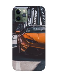 Магнітний чохол на iPhone 12/12 Pro із підтримкою MagSafe :: Авто помаранчеве (принт 237)