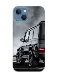 Магнітний чохол на iPhone 13 (6.1) із підтримкою MagSafe :: Авто чорне (принт 235)