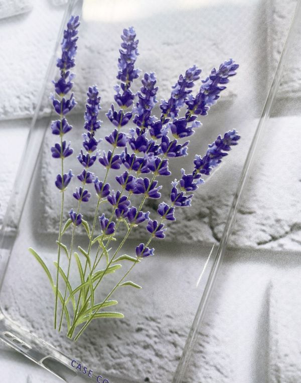 Прозорий чохол на Xiaomi Redmi Note 11 4G рельєфний дизайн Лаванда принт 28