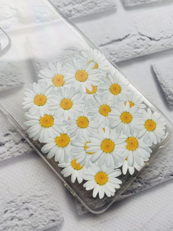 Прозорий чохол на iPhone 6+/6 Plus Букет ромашок принт 40