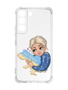 Чохол із потовщеними кутами на Samsung Galaxy S22 :: Моя Україна (патріотичний принт 24)