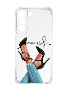 Чохол із потовщеними кутами на Samsung Galaxy S22 :: Ніжки (принт 60)