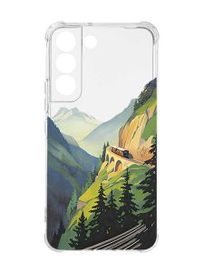 Чохол із потовщеними кутами на Samsung Galaxy S22 :: Пейзаж. Гори (принт 87)
