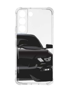 Чохол із потовщеними кутами на Samsung Galaxy S22 :: Авто чорне (принт 232)