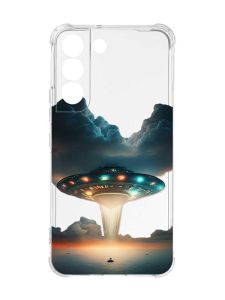 Чохол із потовщеними кутами на Samsung Galaxy S22 :: Тарілка UFO (принт 241)