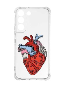 Чохол із потовщеними кутами на Samsung Galaxy S22 :: Серце анатомічне (принт 250)