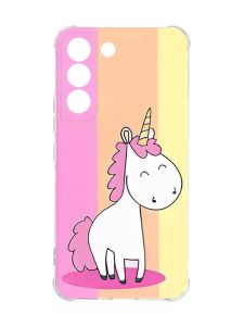 Чохол із потовщеними кутами на Samsung Galaxy S22 :: Єдиноріг (принт 104)