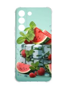 Чохол із потовщеними кутами на Samsung Galaxy S22 :: Кавунова свіжість (принт 338)