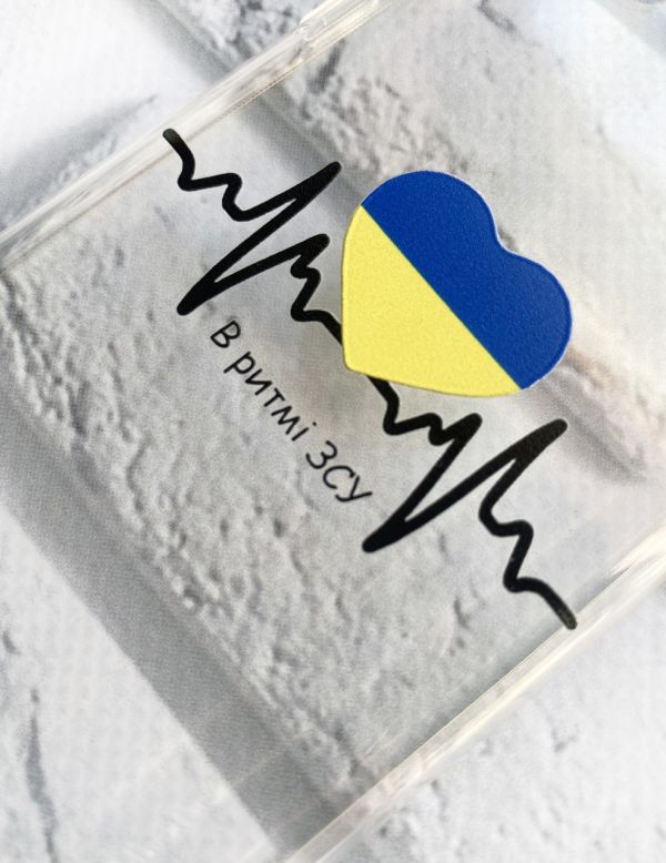 Чохол з потовщеними кутами на Samsung Galaxy A34 5G :: В ритмі ЗСУ (принт 70)