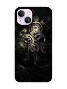 Магнітний чохол на iPhone 14 із підтримкою MagSafe :: Механізм (принт 238)