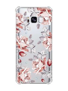 Чохол з потовщеними кутами на Samsung Galaxy S8 :: Фон Троянди (принт 273)