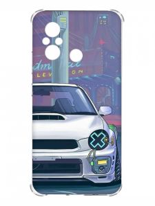 Чохол з потовщеними кутами на Xiaomi Redmi 12C :: Авто аніме (принт 239)
