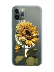 Магнітний чохол на iPhone 12/12 Pro із підтримкою MagSafe :: Соняшник (принт 274)