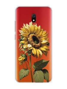 Прозорий чохол на Xiaomi Redmi 8A :: Соняшник (принт 274)