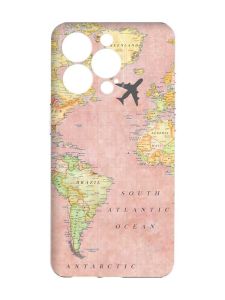 Чохол із захистом камери на  iPhone 15 Pro :: Подорожі. Карта (принт 320)