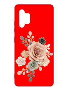 Матовий червоний чохол на Samsung Galaxy A32 :: Троянди (принт 275)