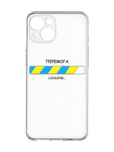 Прозорий чохол із захистом камер на iPhone 15 :: Перемога Завантаження (принт 88)