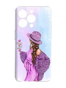 Чохол із захистом камери на iPhone 15 Pro Max :: В очікуванні дівчинки (принт 223)