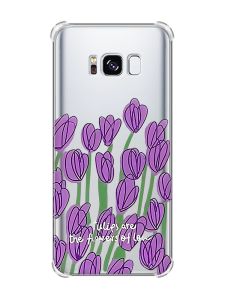 Чохол з потовщеними кутами на Samsung Galaxy S8 :: Тюльпани (принт 265)